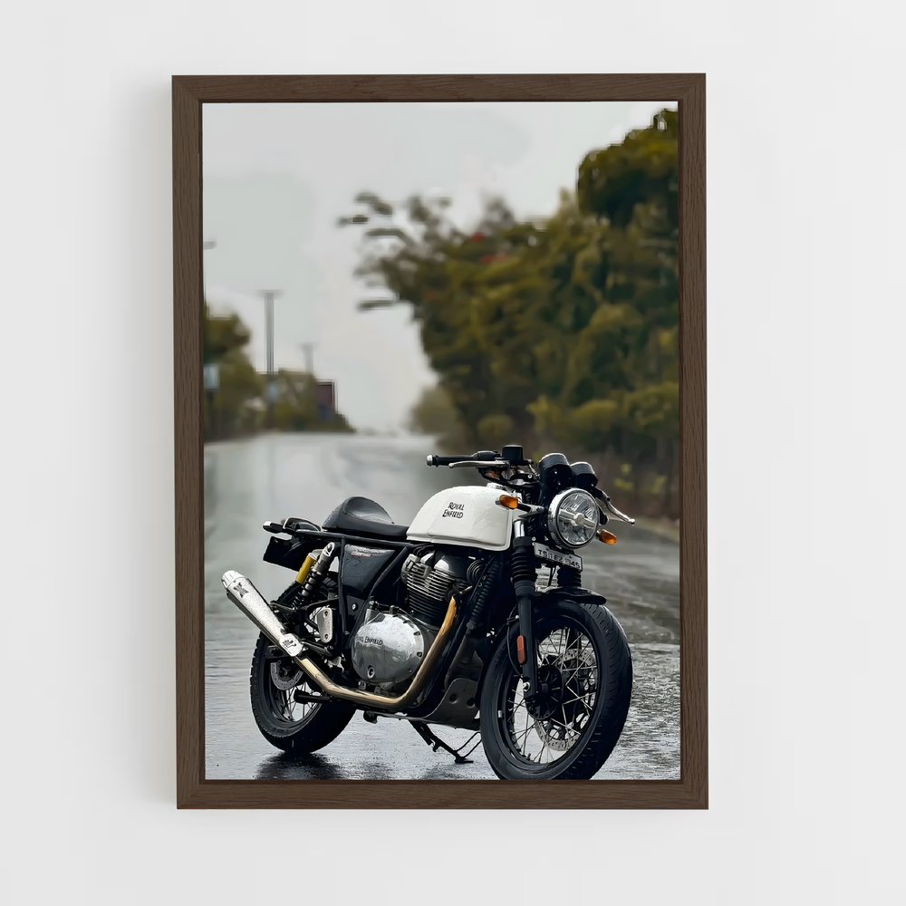 Poster Route Humide – affiche Royal Enfield (vue 5)
